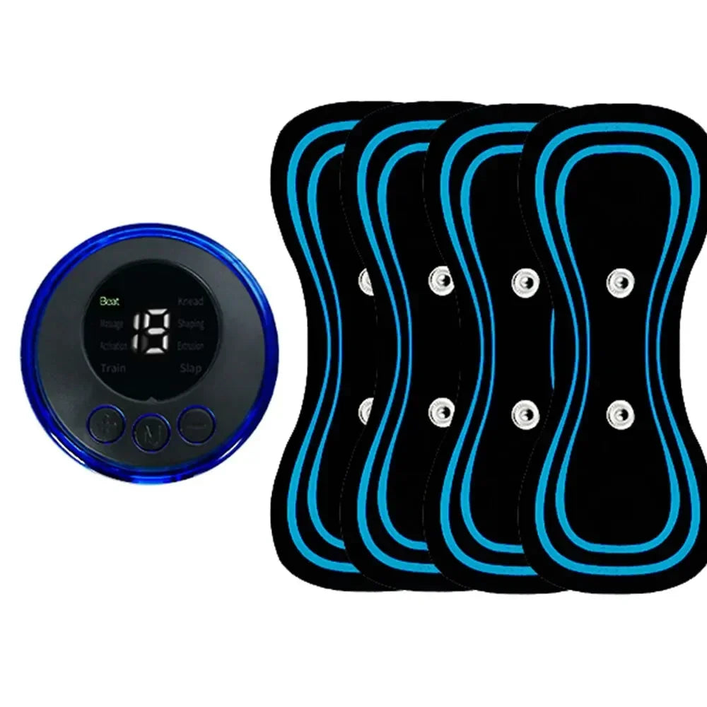EMS Electric Muscle Massager — 8 Modes, 19 Intensity Levels | Neck, Back & Body Relief