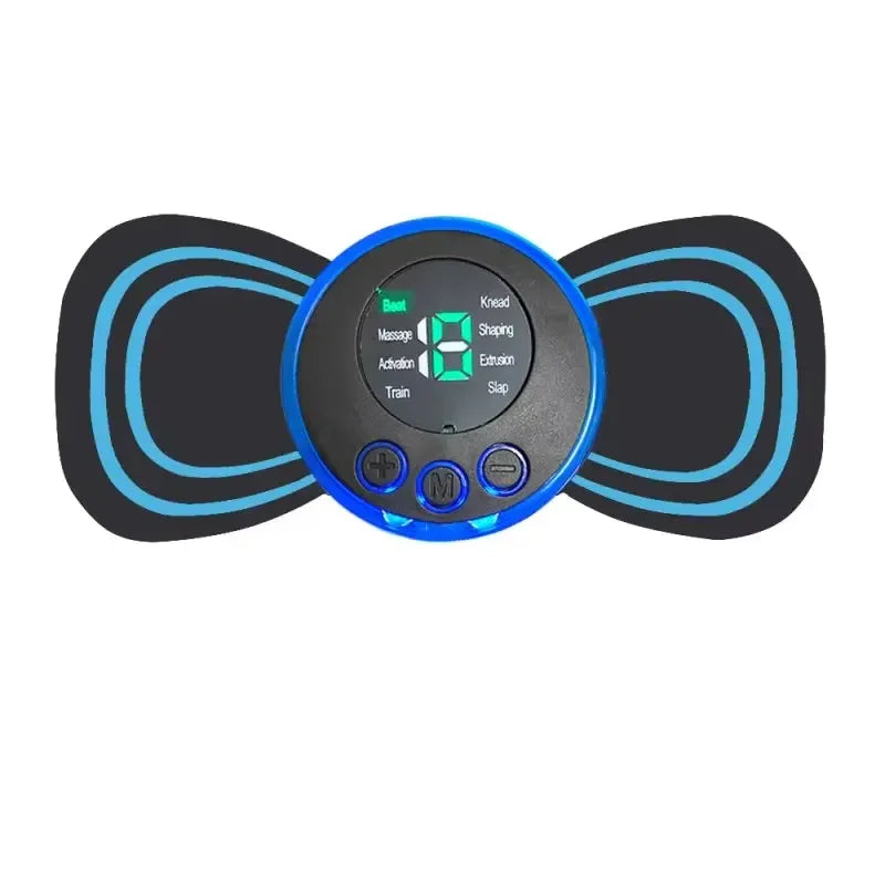 EMS Electric Muscle Massager — 8 Modes, 19 Intensity Levels | Neck, Back & Body Relief