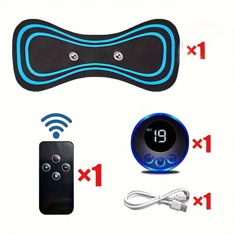EMS Electric Muscle Massager — 8 Modes, 19 Intensity Levels | Neck, Back & Body Relief